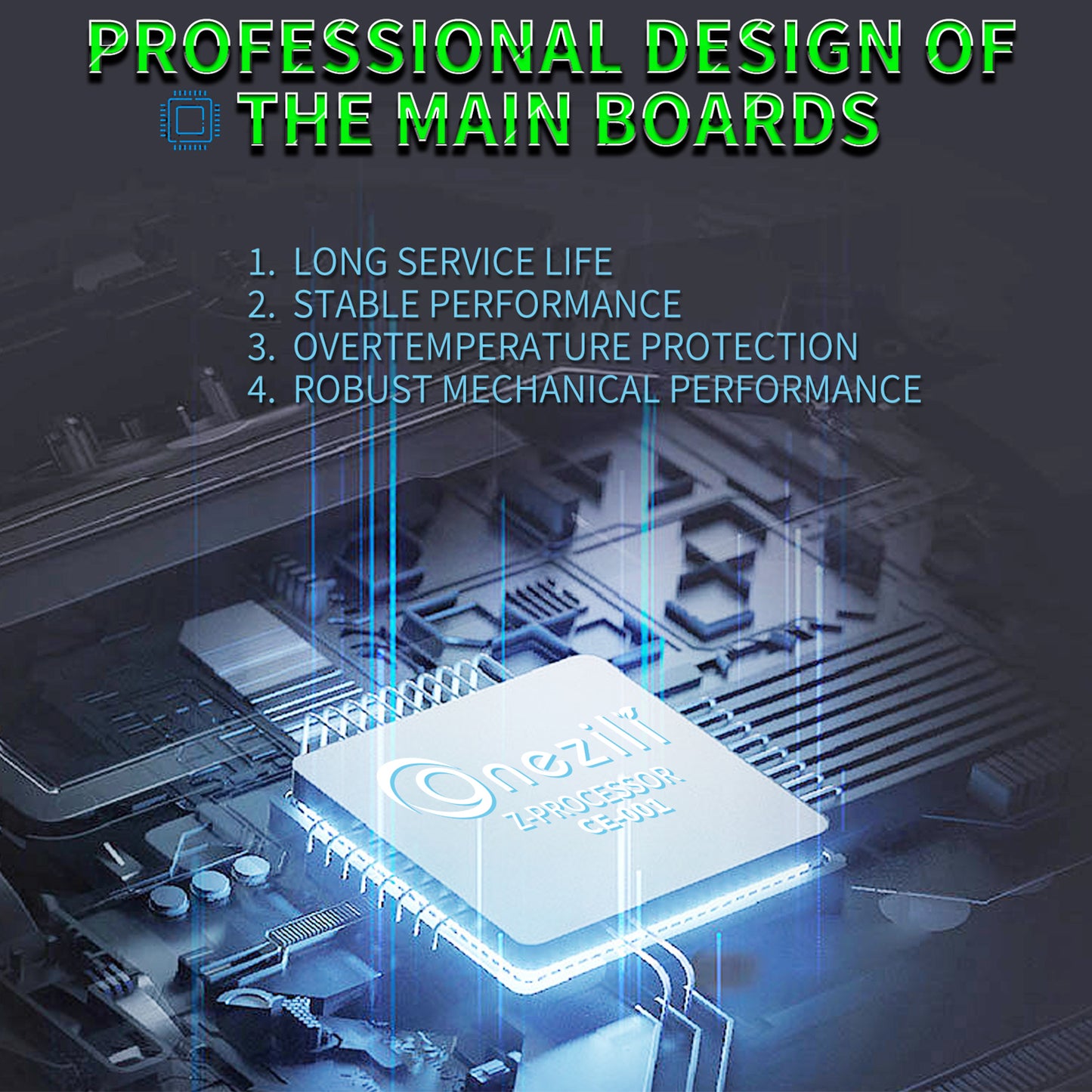 ONEZILI 10L Ultrasonic Cleaner with Heater & Timer, 240W Industrial Grade Stainless Steel Tank