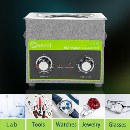 ONEZILI 3L Professional Ultrasonic Cleaner | 120W Heated & Timed Cleaning for Car Parts, Jewelry, Glasses, Tools