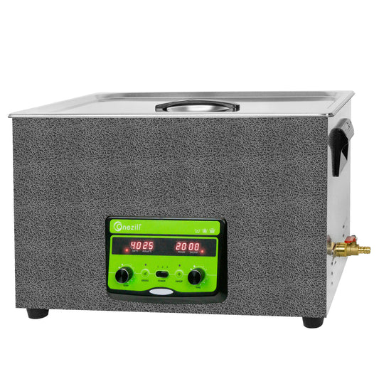 ONEZILI 30L Upgraded Professional Ultrasonic Cleaner with Digital Timer, Heater & Power Adjustable, Industrial & Home Use for Parts, Tools, Jewelry, Carburetor Cleaning