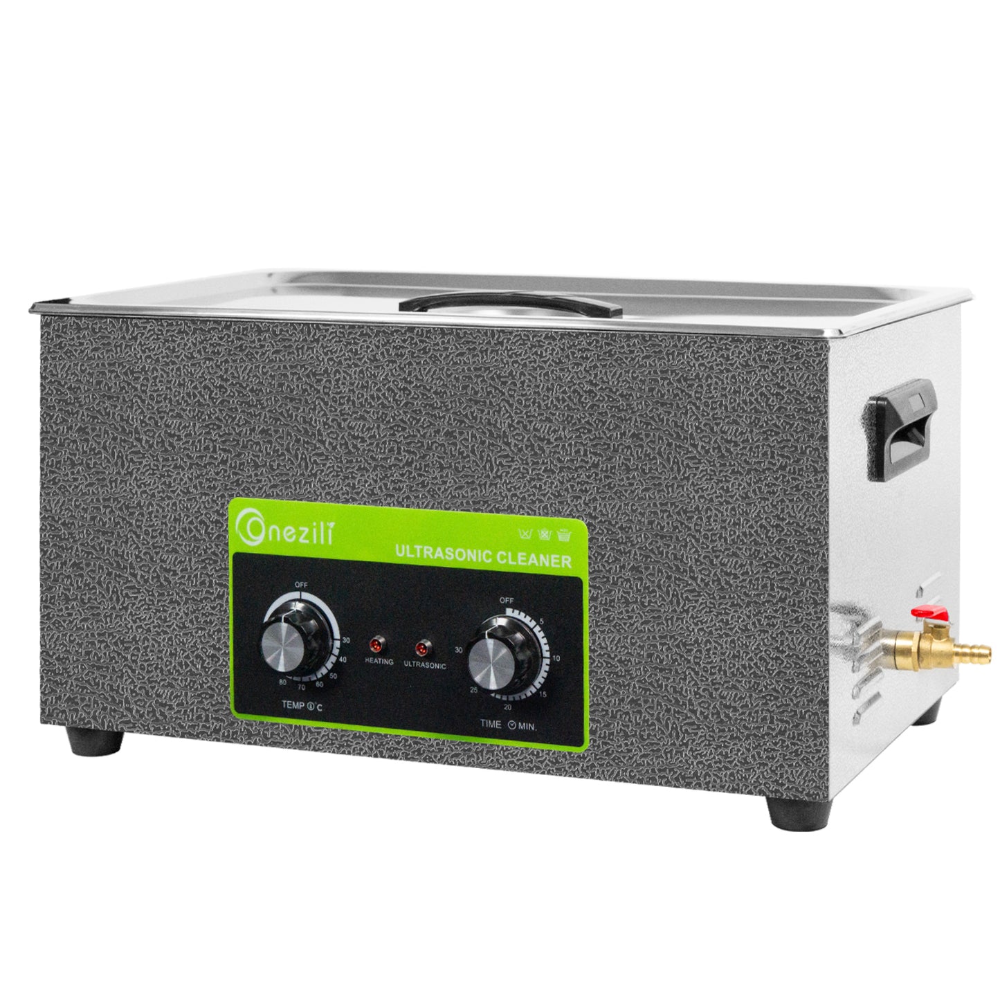 ONEZILI 20L Professional Ultrasonic Cleaner with Digital Timer & Heating, Industrial & Commercial Grade for Parts, Tools, Jewelry