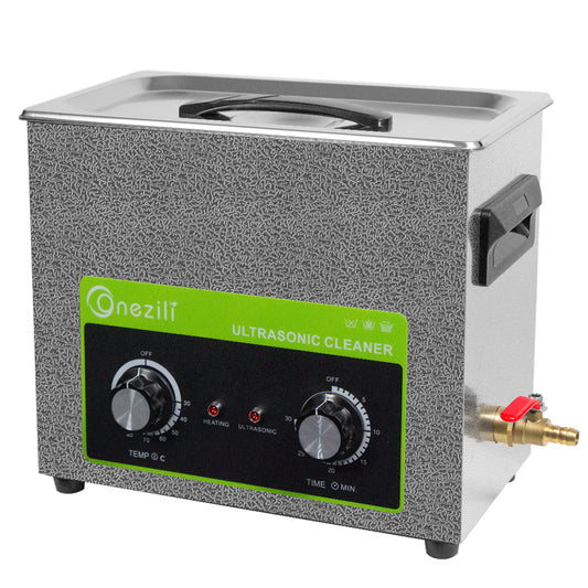 ONEZILI 6L Professional Ultrasonic Cleaner with Heater & Digital Timer for Parts